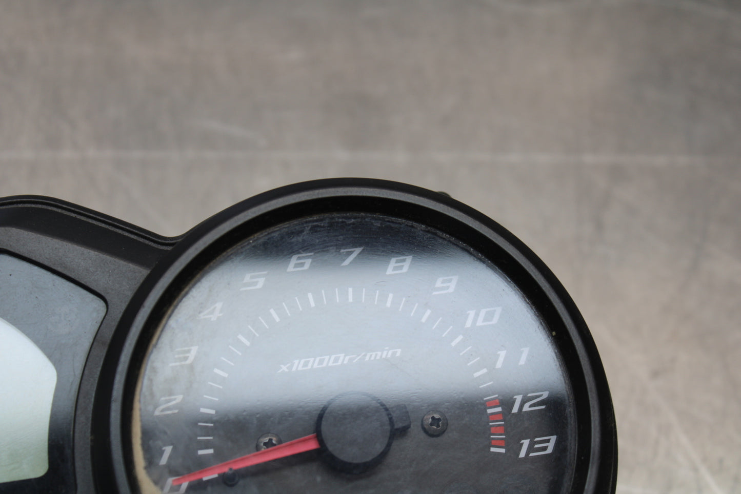 09-15 YAMAHA FZ6R SPEEDO TACH GAUGES CLUSTER SPEEDOMETER TACHOMETER BB161