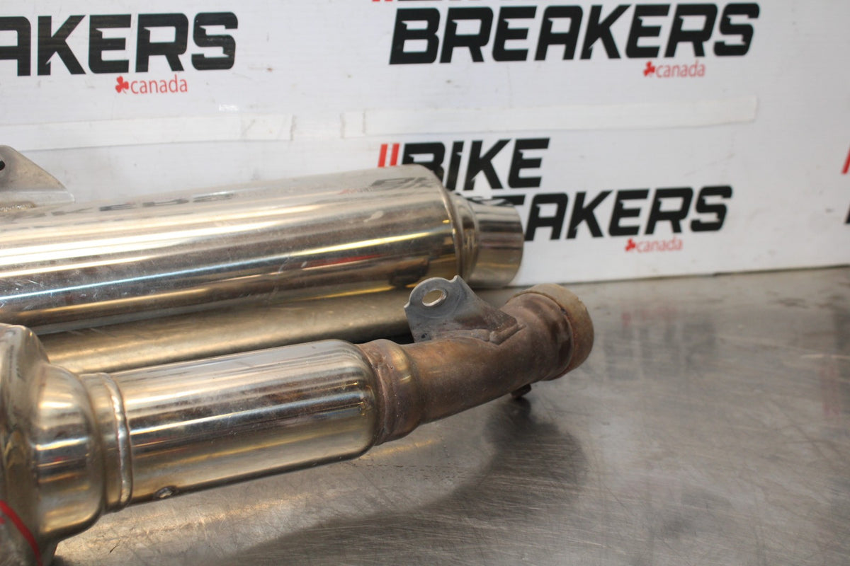 98-05 HONDA SUPER HAWK 1000 VTR1000F EXHAUST MUFFLER SLIP ON SILENCER SET BB924