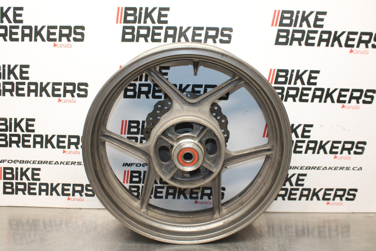 06-07 KAWASAKI NINJA 650R EX650A REAR WHEEL BACK RIM & ROTOR BB774