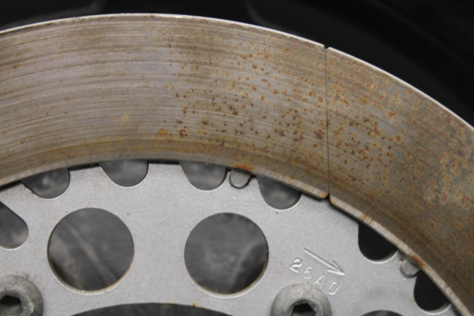 1998 Yamaha Vmax 1200 VMX1200 REAR WHEEL AND ROTOR BACK BRAKE DISC BB620