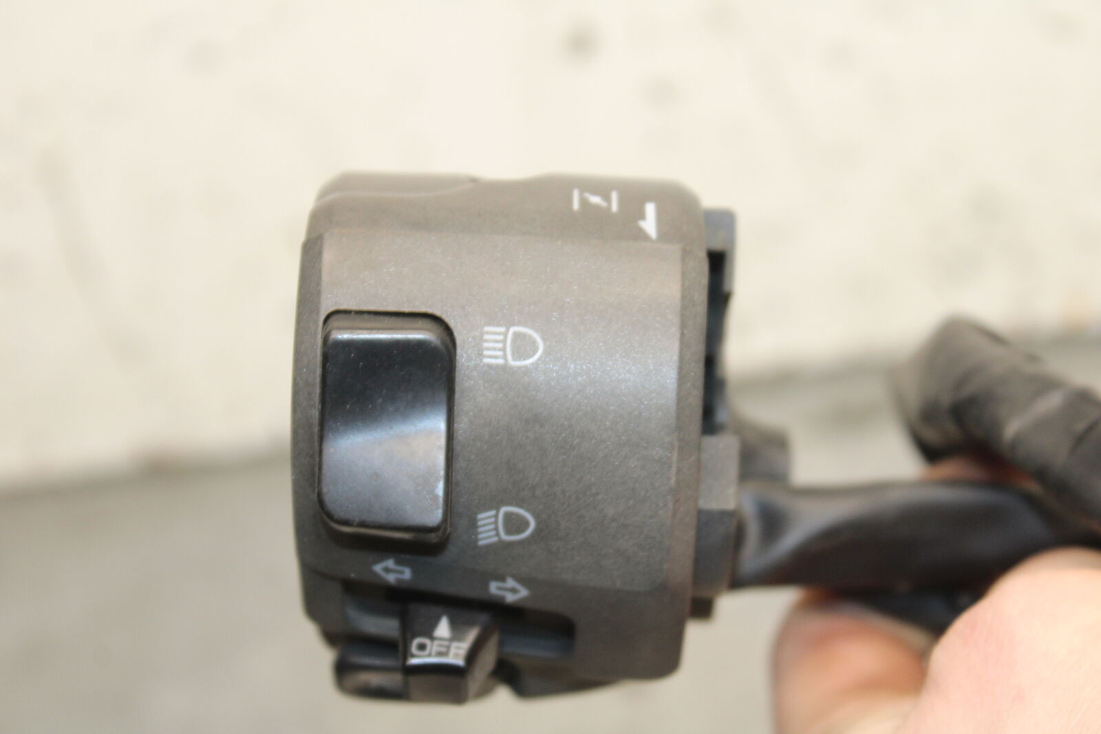 08-12 KAWASAKI NINJA 250R EX250J LEFT CLIP ON HANDLE HORN SIGNALS SWITCH BB111