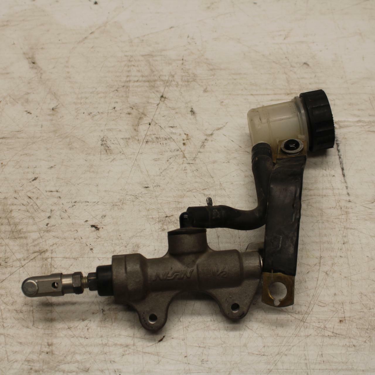 09-14 YAMAHA YZF R1 REAR BACK BRAKE MASTER CYLINDER W RESERVOIR BB286