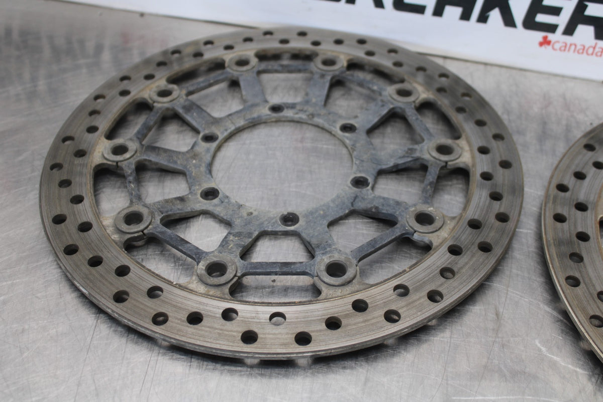 12 HONDA CB1000R FRONT LEFT RIGHT BRAKE ROTORS DISCS BB200