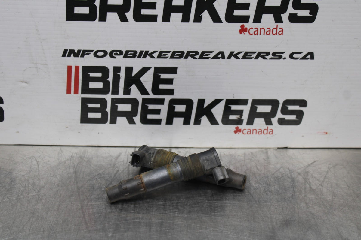 06-07 KAWASAKI NINJA 650R EX650A IGNITION COILS COIL SPARK PLUG CAPS BB774
