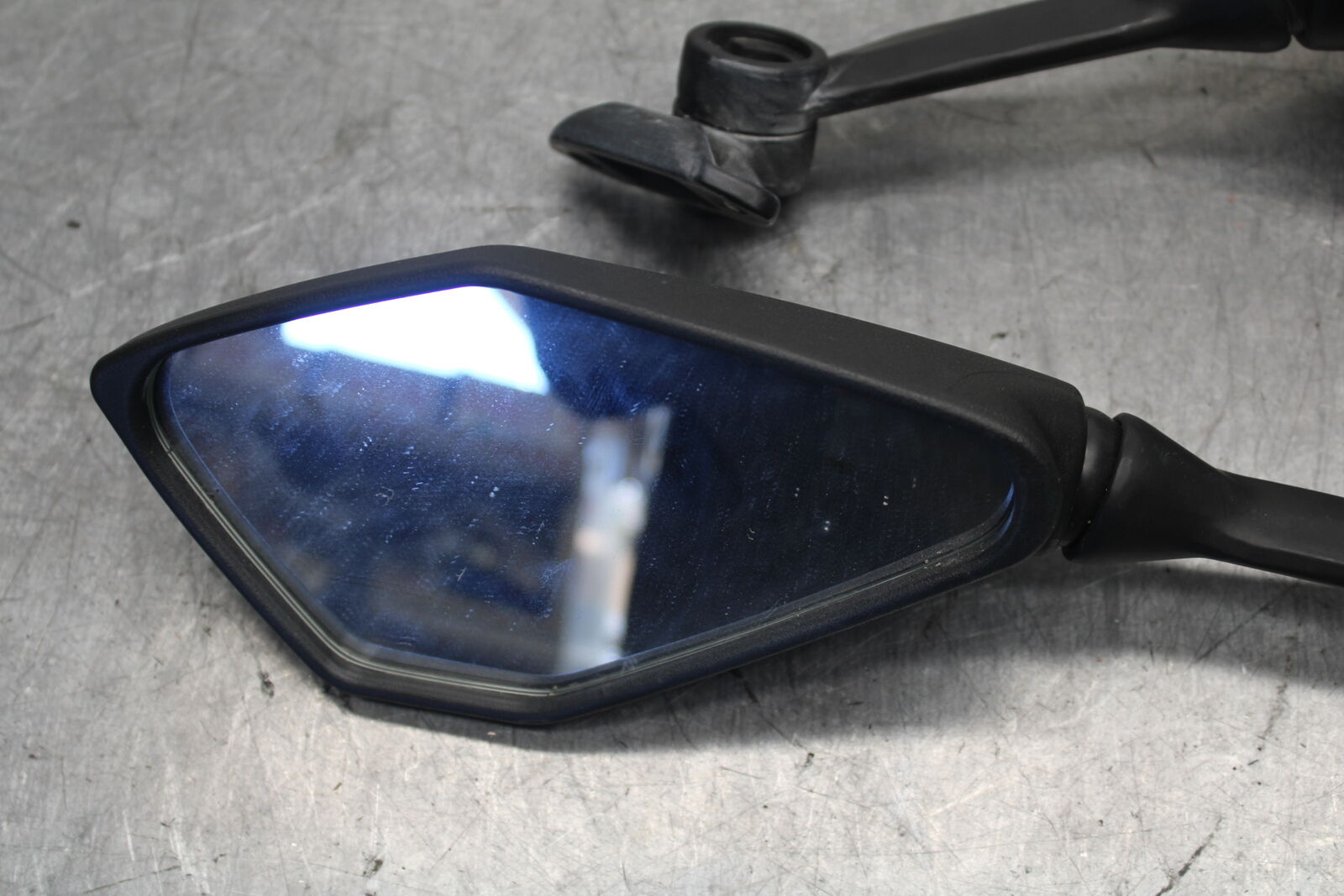 09-12 KAWASAKI NINJA ZX6R REAR VIEW MIRROR SET PAIR MIRRORS BB698