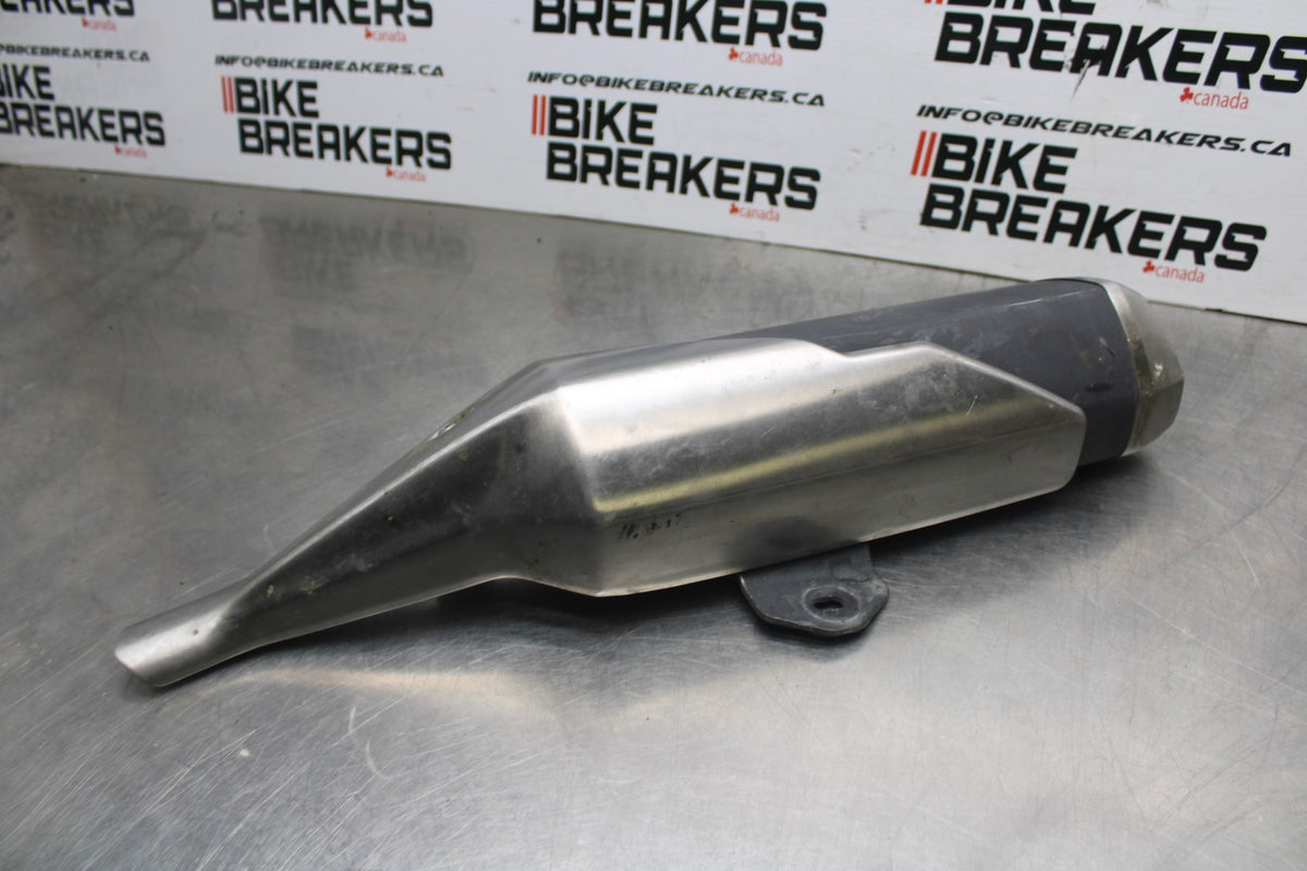 13-17 KAWASAKI NINJA 300 EXHAUST PIPE MUFFLER SLIP ON CAN SILENCER BB429