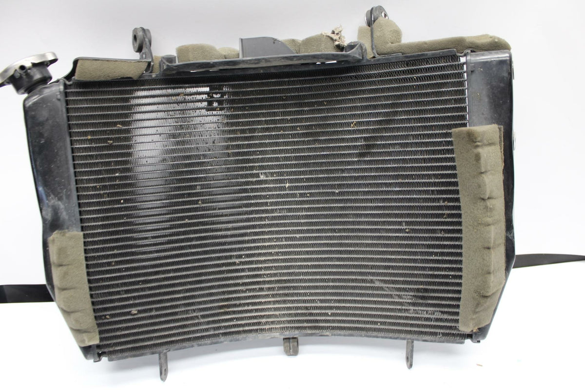 08-16 YAMAHA YZF R6 ENGINE RADIATOR MOTOR COOLER COOLING RADIATER BB247