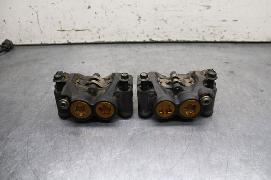 06-07 YAMAHA YZF R6 RIGHT LEFT FRONT BRAKE CALIPER SET PAIR CALIPERS BB742
