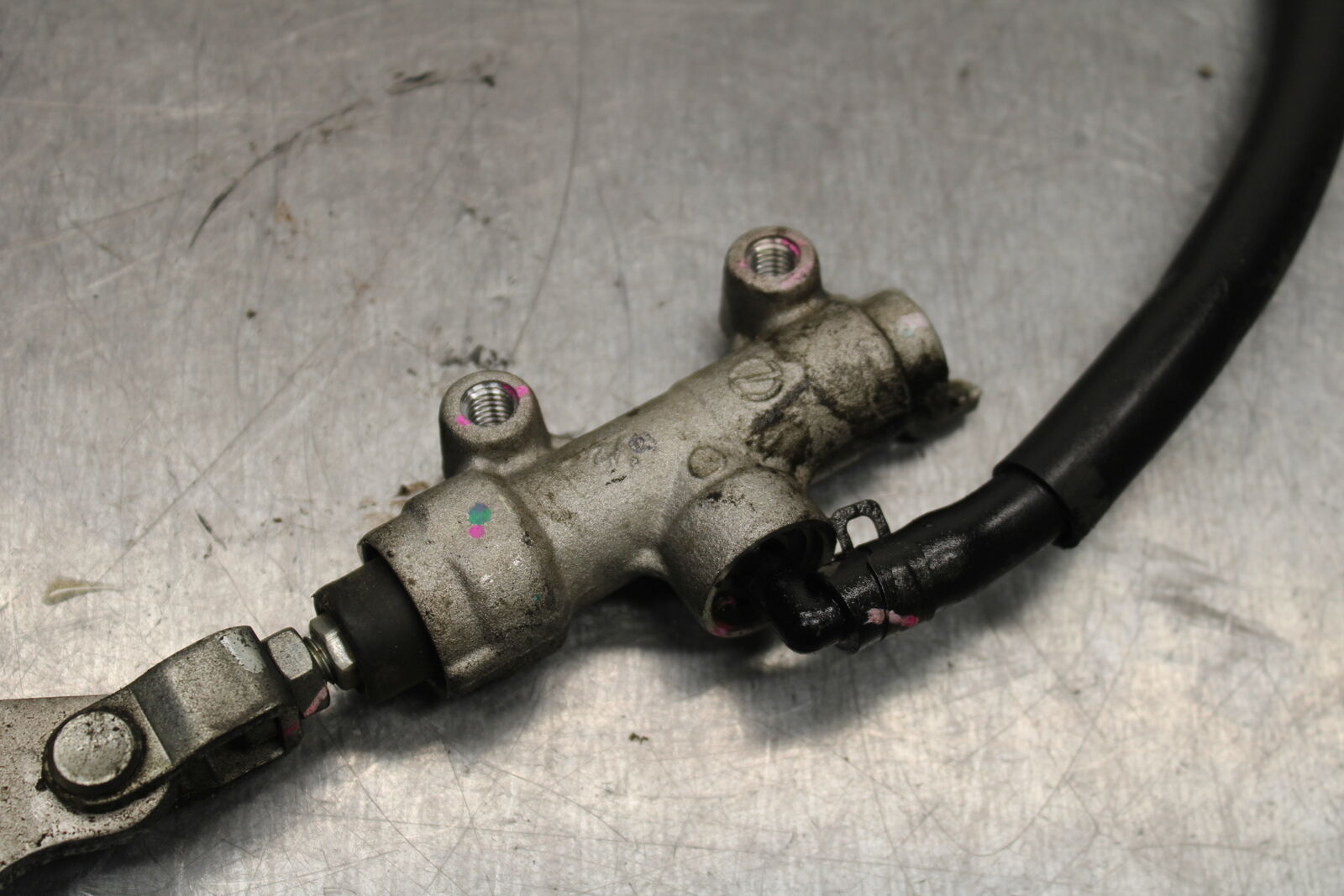 14-15 KAWASAKI NINJA 650 EX650F ABS REAR BRAKE MASTER CYLINDER W RESERVOIR BB741