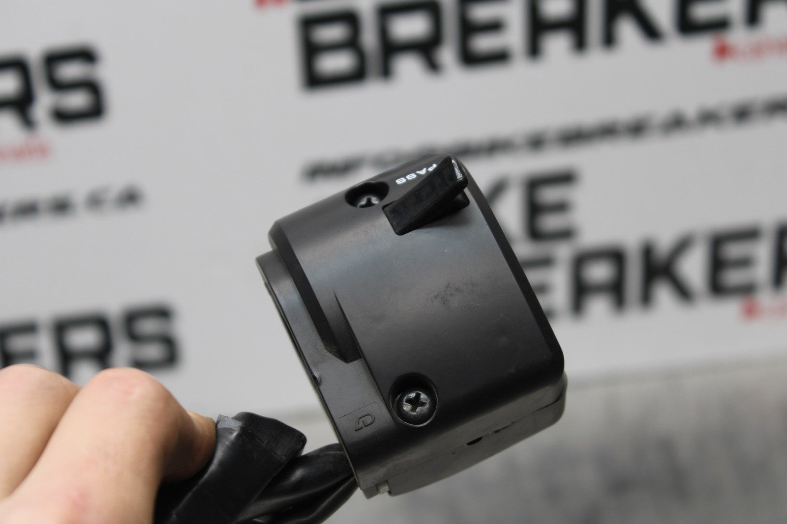 13-17 KAWASAKI NINJA 300 EX300 ABS LEFT CLIP ON HORN SIGNALS SWITCH BB187