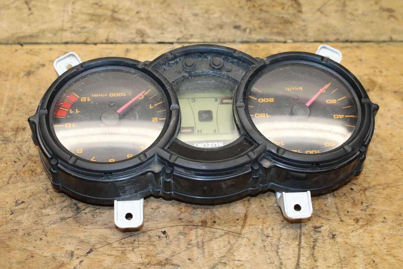 07-11 SUZUKI VSTROM 650 SPEEDO TACH GAUGES DISPLAY CLUSTER SPEEDOMETER BB340