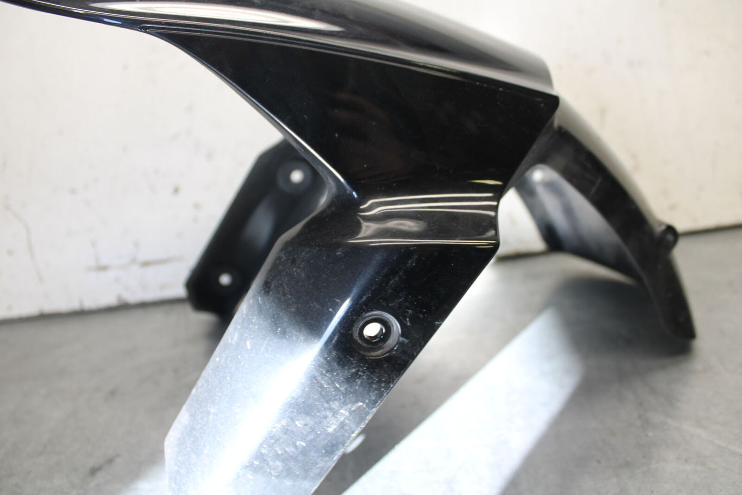 09-12 KAWASAKI NINJA ZX6R FRONT WHEEL FENDER COWL FAIRING 5004-0118-17K BB698