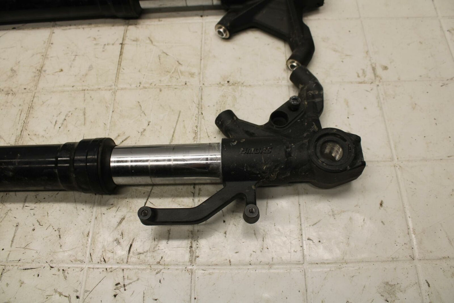 13-18 KAWASAKI NINJA ZX6R FRONT FORKS SHOCK SUSPENSION SET PAIR BB409