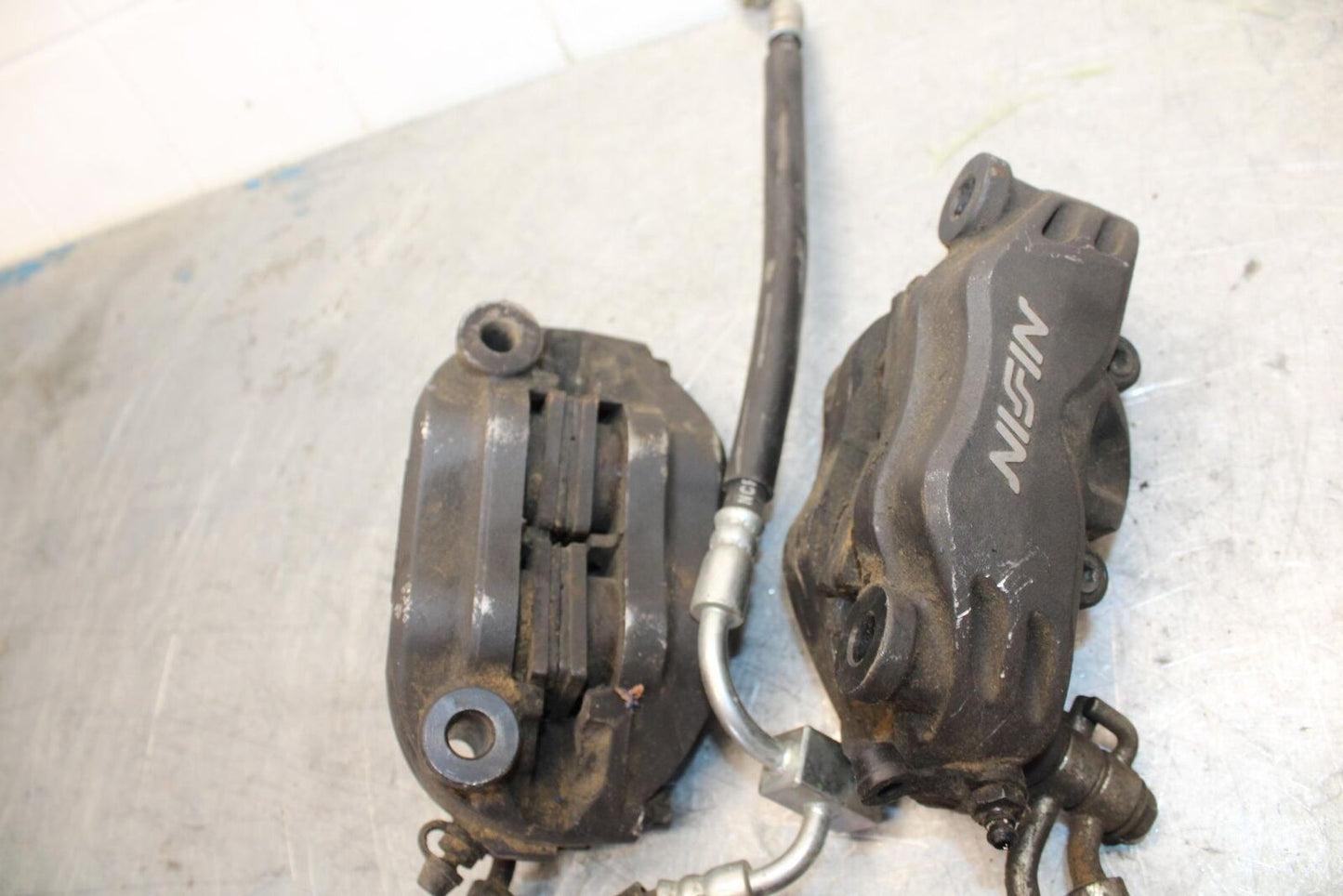 06-07 KAWASAKI NINJA ZX14R RIGHT LEFT FRONT BRAKE CALIPER SET PAIR CALIPERS bb43