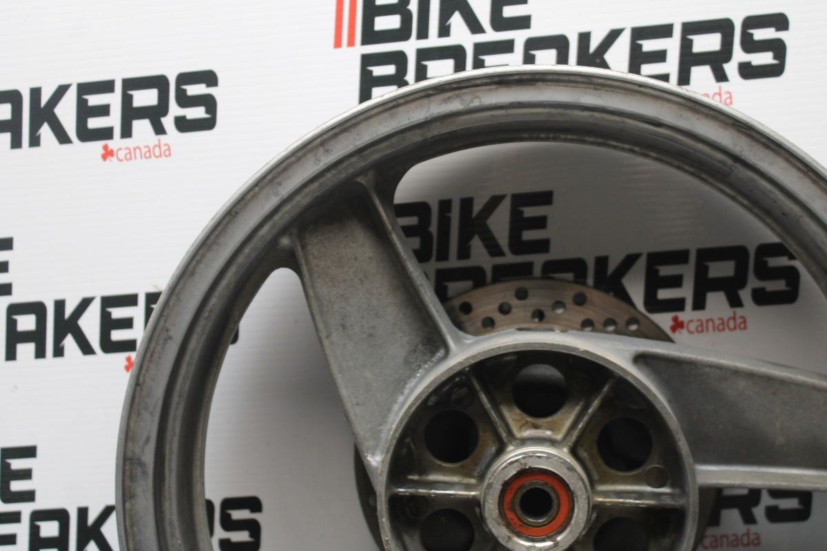96 KAWASAKI NINJA 500 EX500A REAR WHEEL BACK RIM & ROTOR BB768