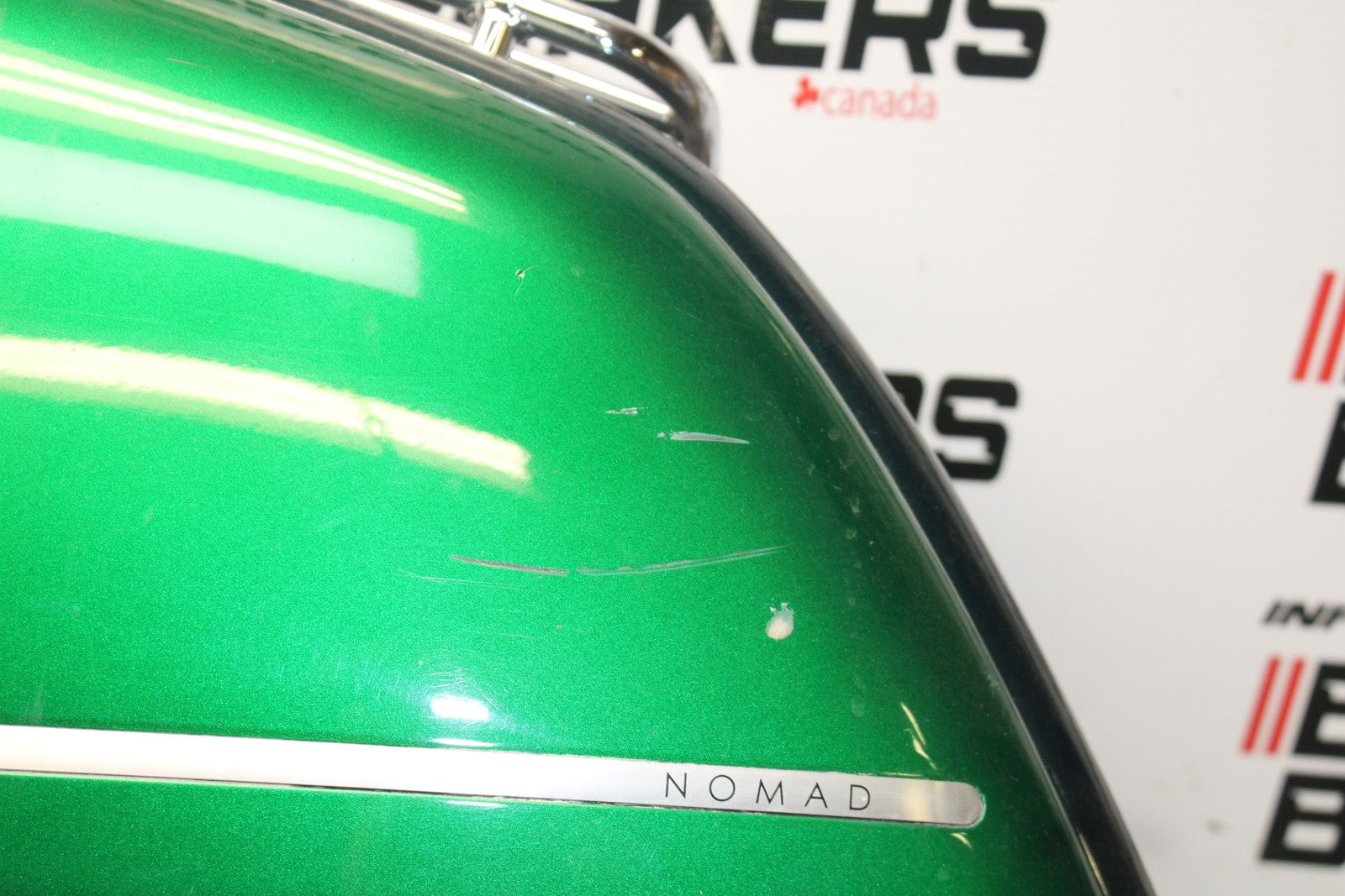 03-08 KAWASAKI VULCAN 1600 CARGO LUGGAGE SADDLEBAG BAG COMPARTMENT SET  BB196