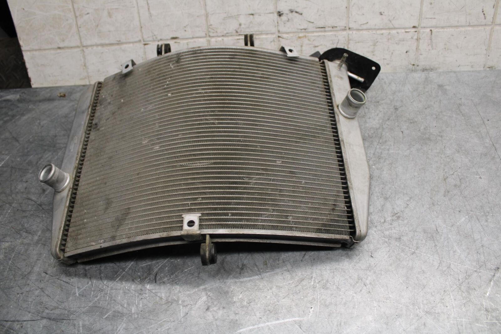 2009 Kawasaki Ninja ZX6R ZX600R RADIATOR MOTOR COOLER COOLING RADIATER  BB538