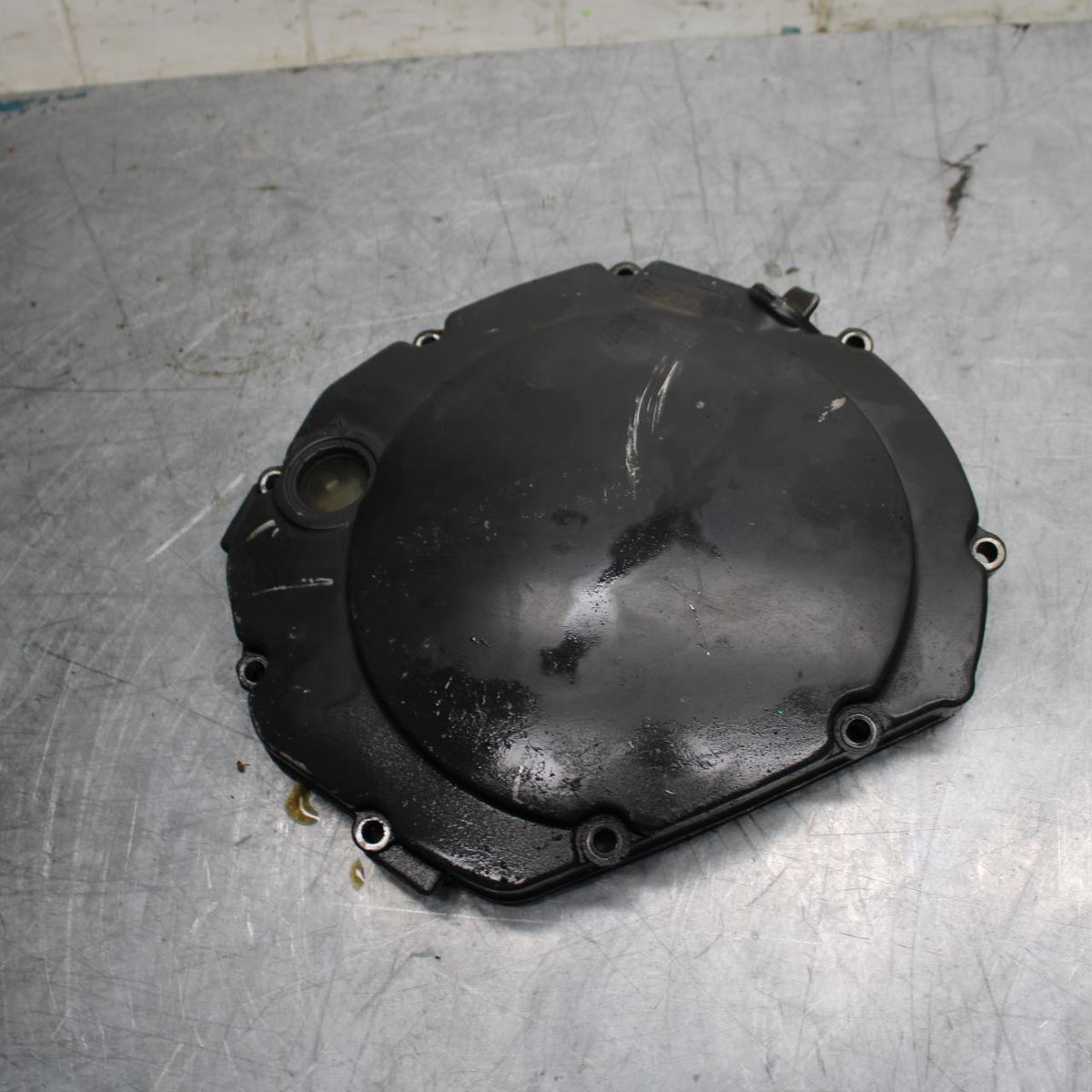 86-87 SUZUKI GSXR1100 CLUTCH SIDE ENGINE MOTOR COVER BB477