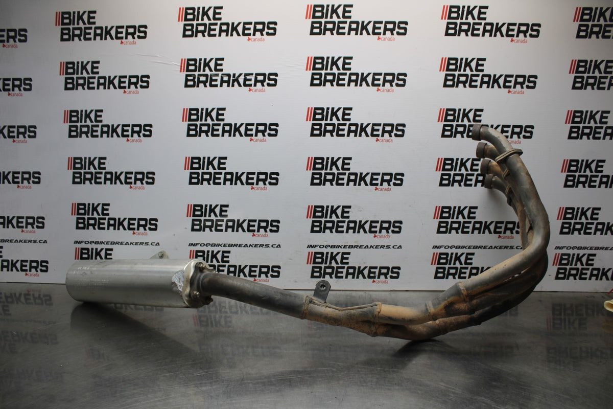 00 SUZUKI GSXR750 FULL EXHAUST SYSTEM HEADERS PIPE MUFFLER BB820
