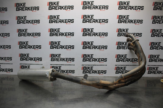 00 SUZUKI GSXR750 FULL EXHAUST SYSTEM HEADERS PIPE MUFFLER BB820