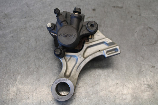07-12 HONDA CBR600RR REAR BACK BRAKE CALIPER W MOUNT BRACKET