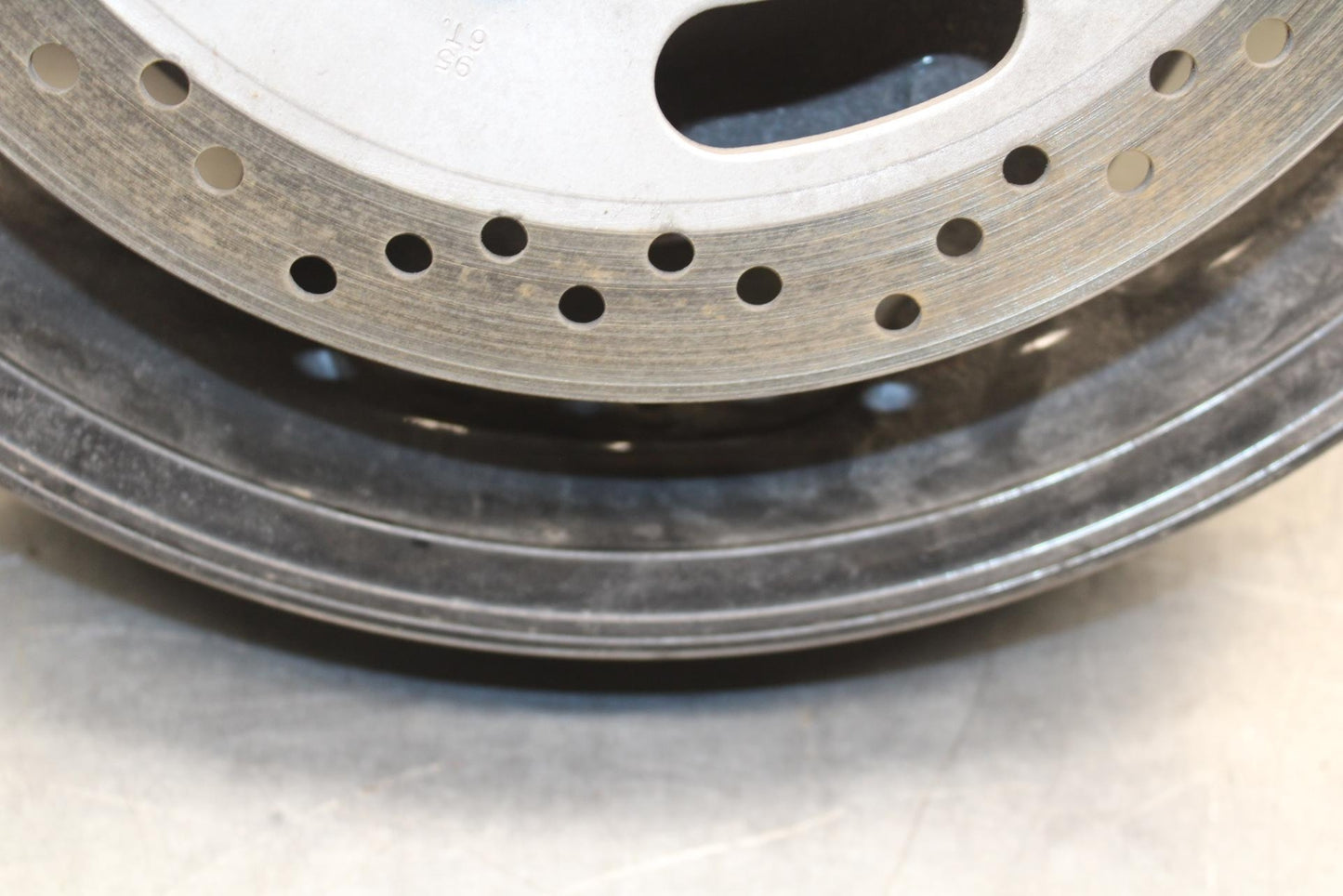 03-08 KAWASAKI VULCAN 1600 FRONT WHEEL LEFT RIGHT BRAKE ROTORS DISCS BB616