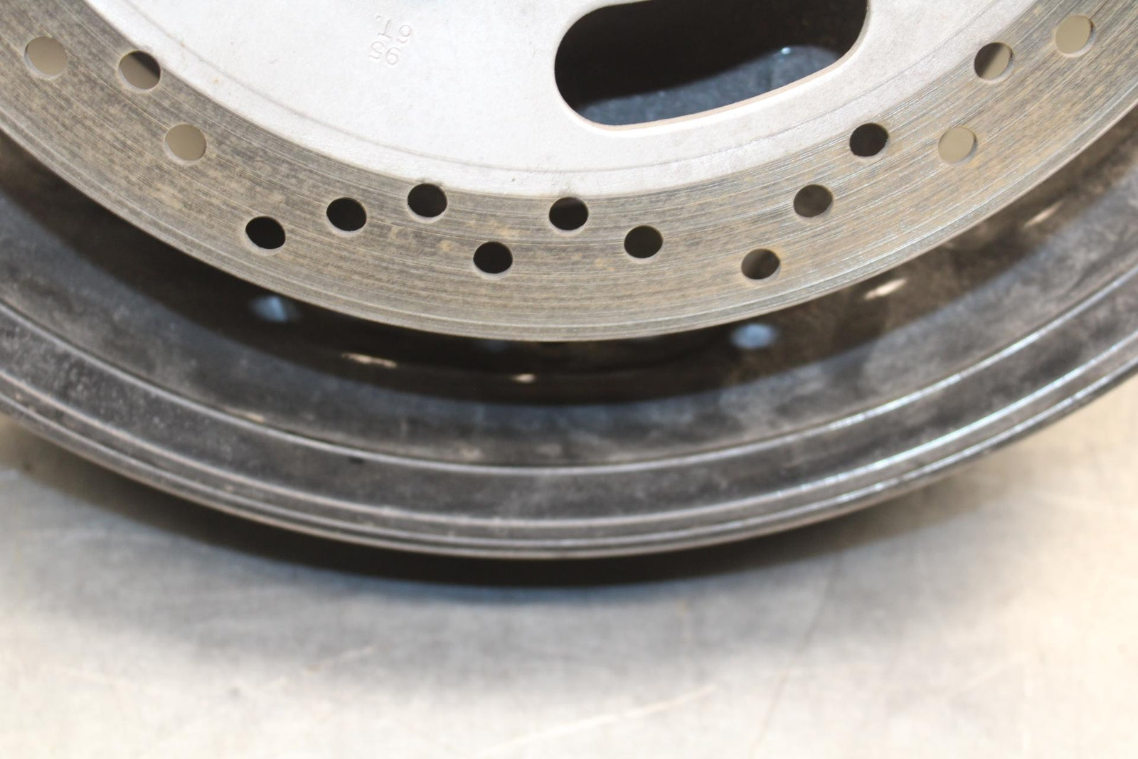 03-08 KAWASAKI VULCAN 1600 FRONT WHEEL LEFT RIGHT BRAKE ROTORS DISCS BB616