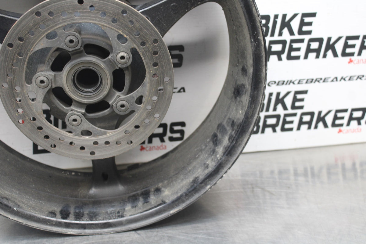 06-07 SUZUKI GSXR750 REAR WHEEL BACK RIM & ROTOR BB863