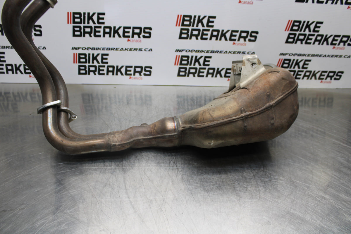 14-17 YAMAHA FZ07 FULL EXHAUST SYSTEM HEADERS PIPE MUFFLER BB162