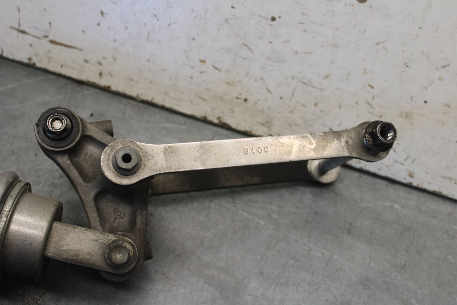 09-12 KAWASAKI NINJA ZX6R REAR BACK SHOCK SUSPENSION 45014-0250-23K  BB698