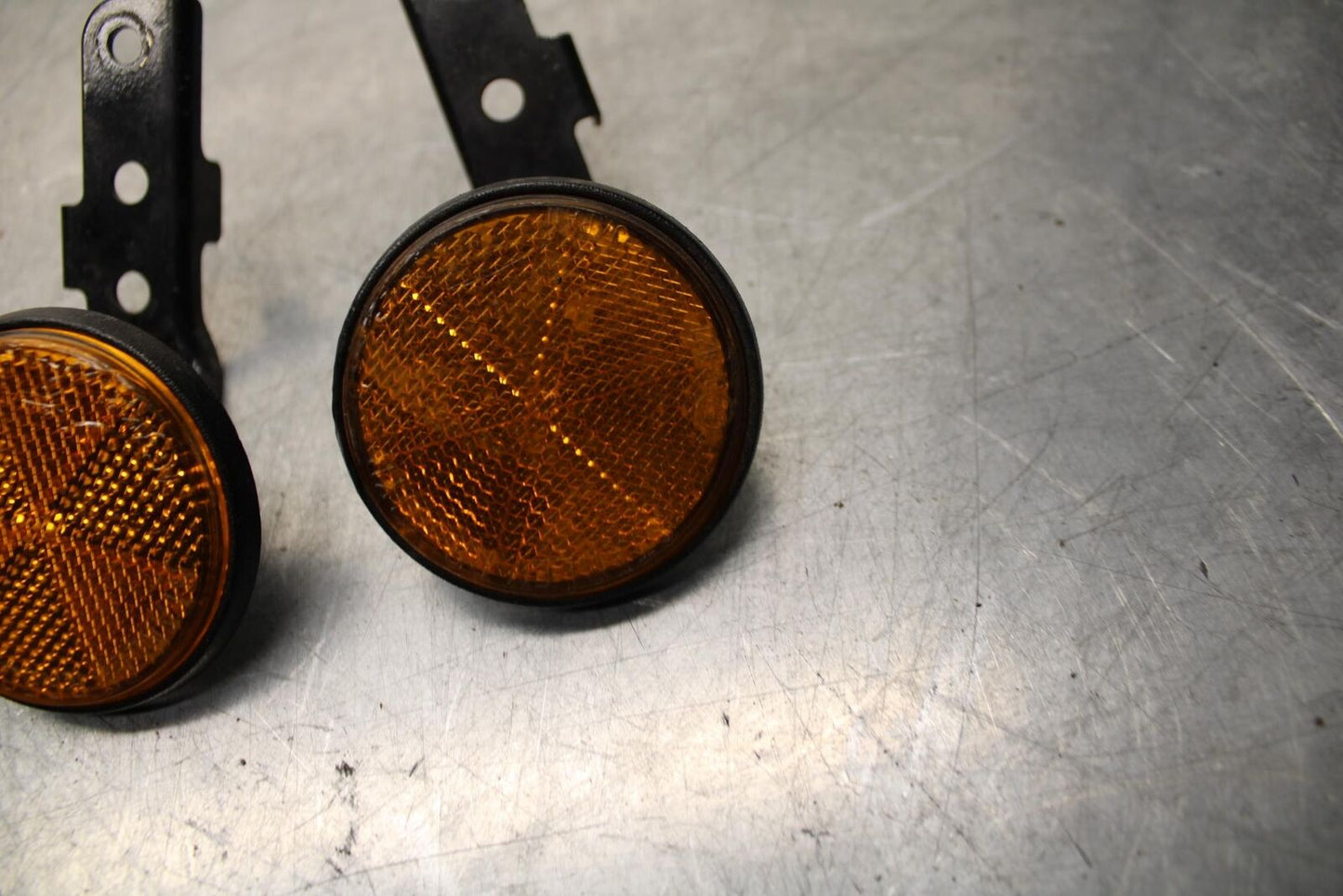 08-09 KAWASAKI NINJA ZX14R FRONT REFLECTORS REFLECTOR SET PAIR BB73