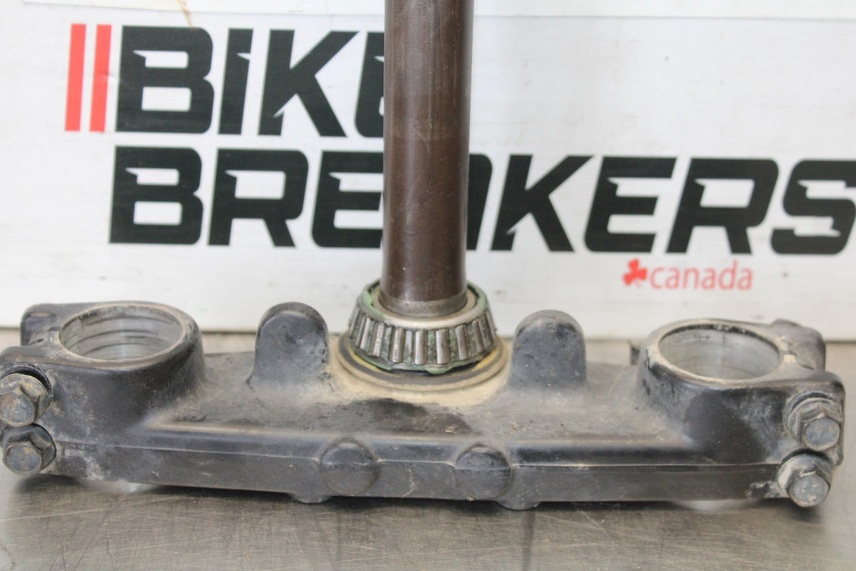 06 KAWASAKI KLR650 FRONT FORKS CLAMP LOWER TRIPLE TREE STEM BB919