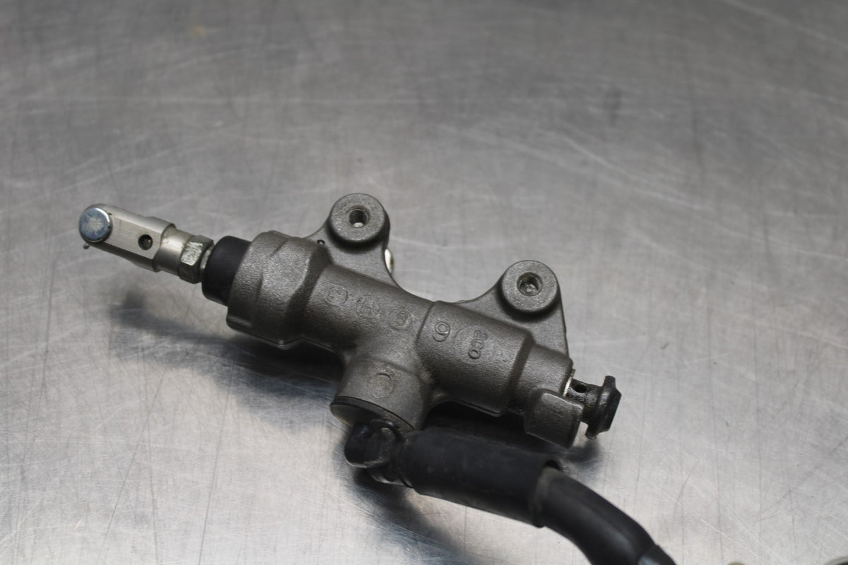 08-16 YAMAHA YZF R6 REAR BACK BRAKE MASTER CYLINDER W RESERVOIR BB798