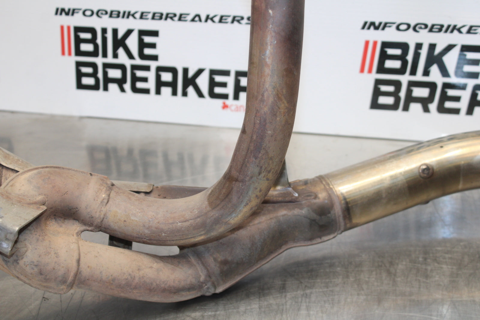 03 SUZUKI SV650S FULL EXHAUST SYSTEM HEADERS PIPE MUFFLER BB167