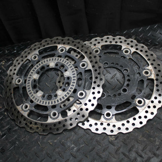 12-17 KAWASAKI NINJA 650  LEFT RIGHT BRAKE ROTORS DISCS 41080-0161-32L BB211