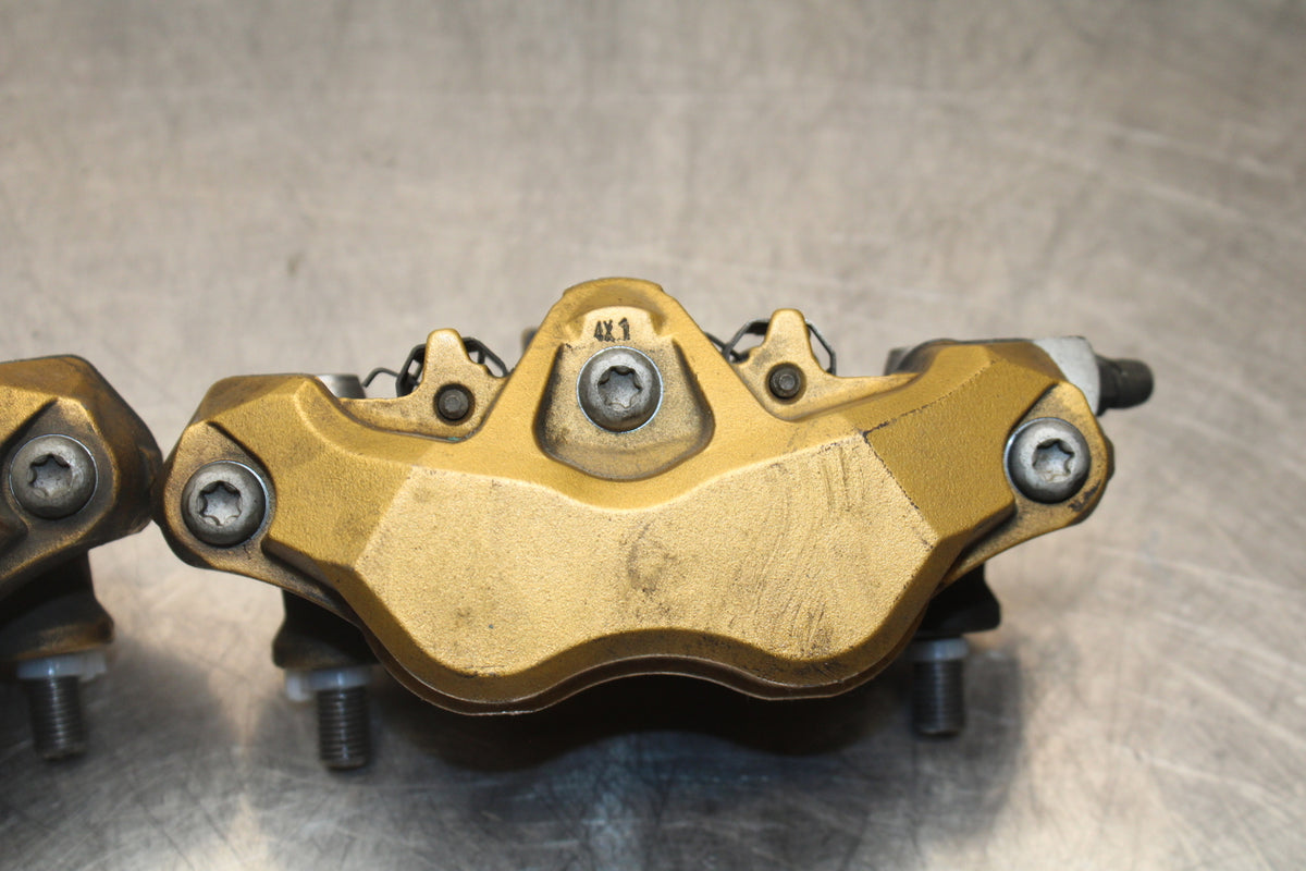 04-05 KAWASAKI NINJA ZX10R RIGHT LEFT FRONT BRAKE CALIPER SET  BB163