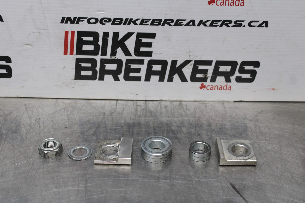 16 YAMAHA XSR900 REAR AXLE BACK WHEEL RIM SPACERS BB786