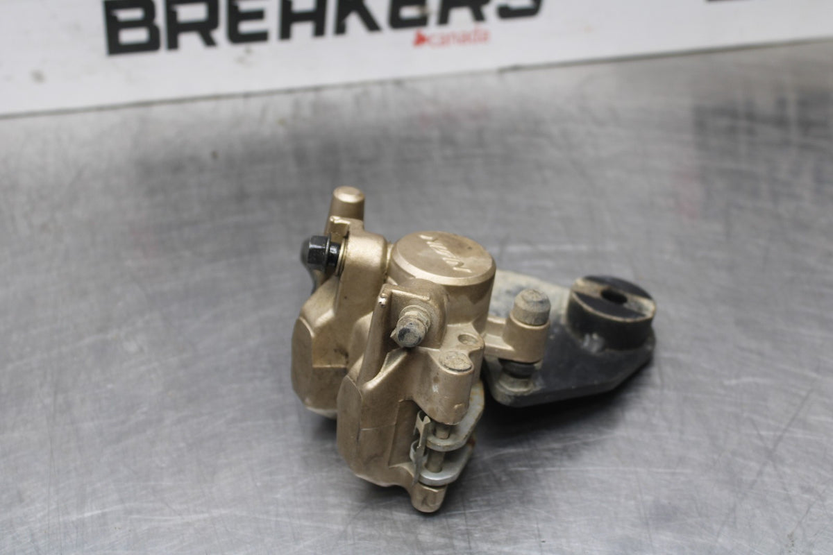 08 HONDA CBR125R REAR BACK BRAKE CALIPER W MOUNT BRACKET BB804