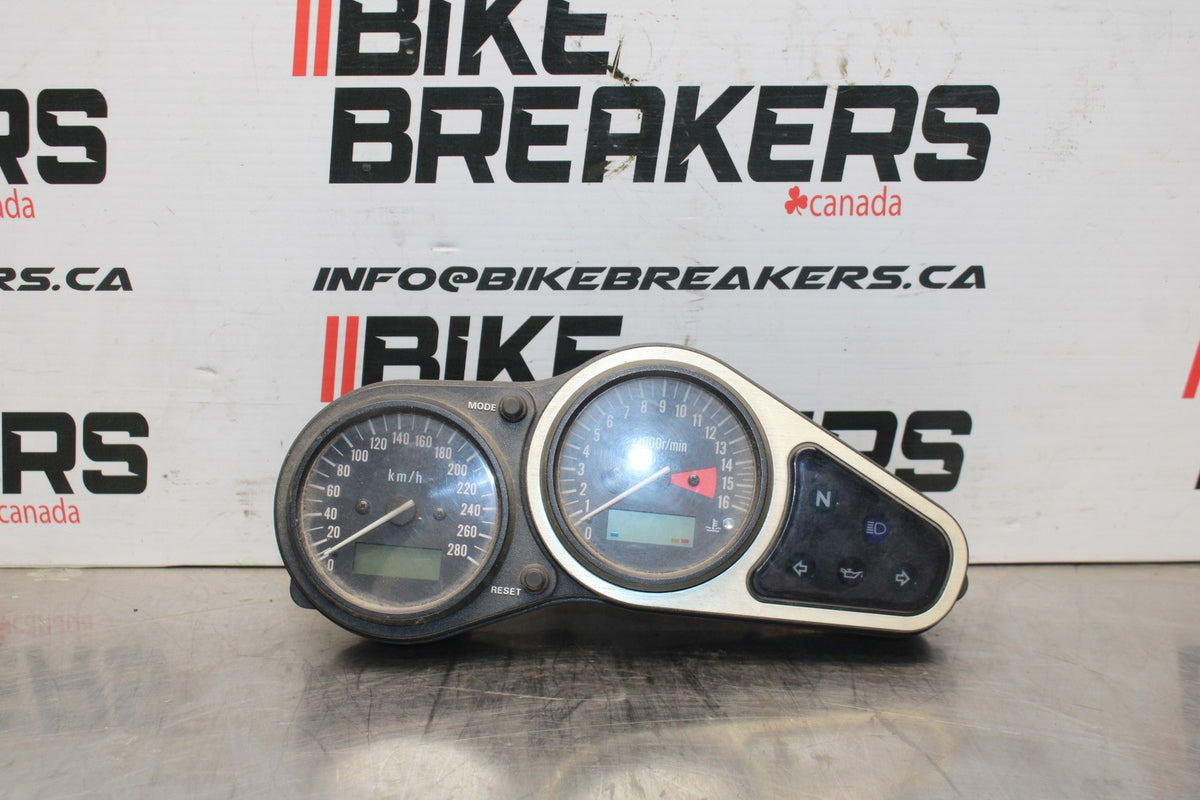 98 KAWASAKI NINJA ZX6 SPEEDO GAUGES DISPLAY CLUSTER SPEEDOMETER TACHOMETER BB870