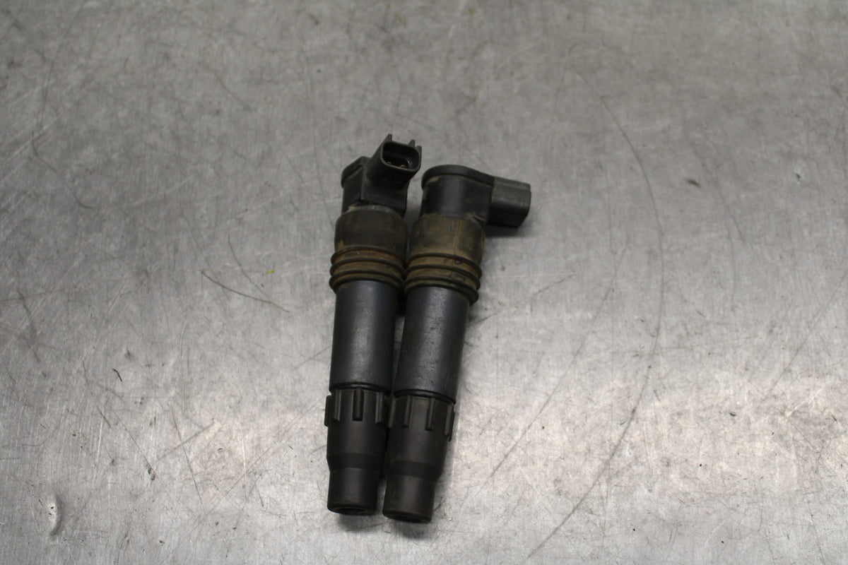 07-08 SUZUKI BURGMAN 650 IGNITION COIL SPARK PLUG CAP SET BB123