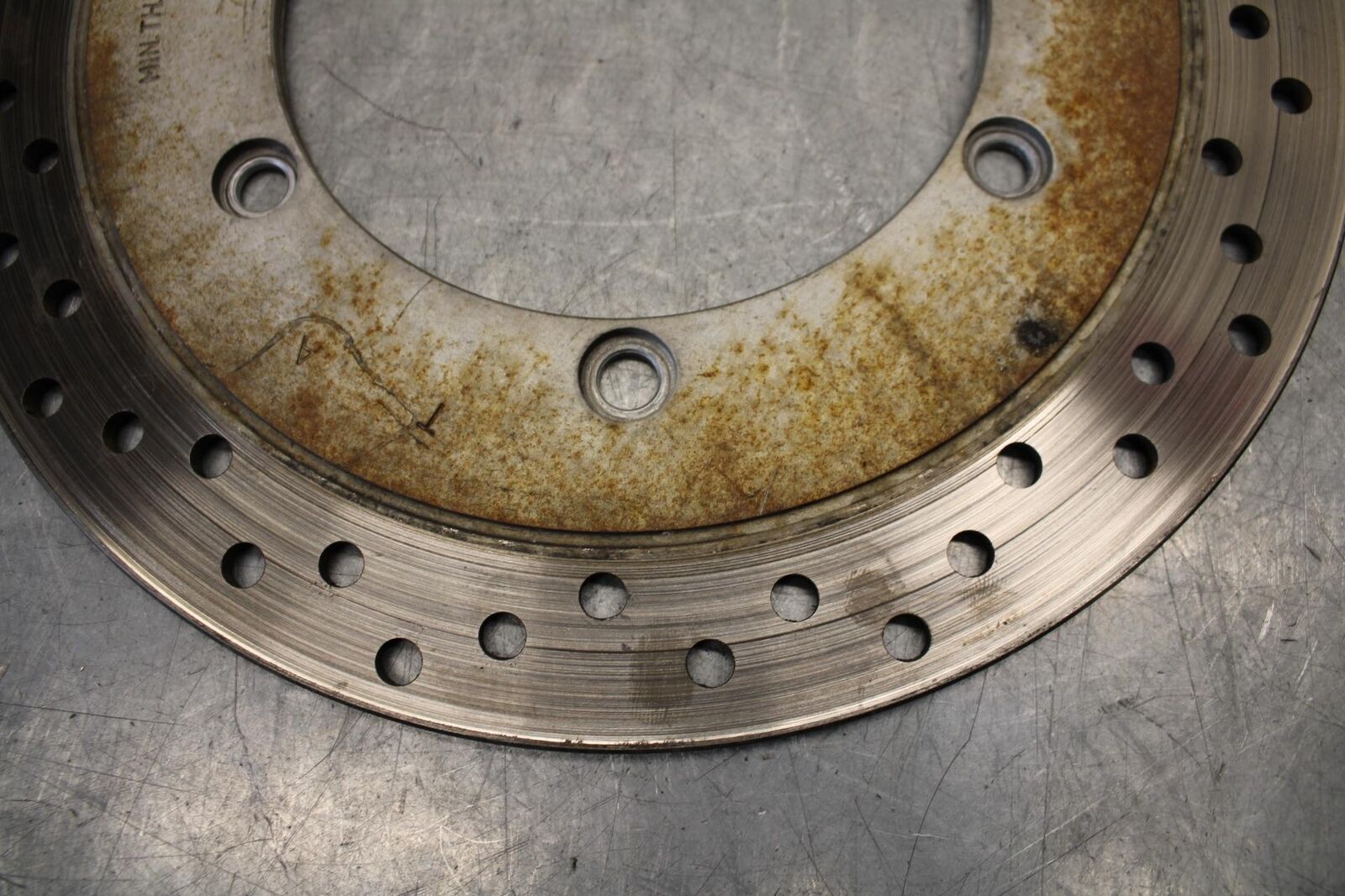 2001 Honda Shadow ACE 750 VT750C FRONT BRAKE DISC ROTOR 45351-MGR-670 BB64
