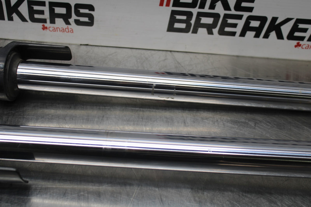 09 KAWASAKI NINJA 250R FRONT FORKS SHOCK SUSPENSION SET PAIR BB824