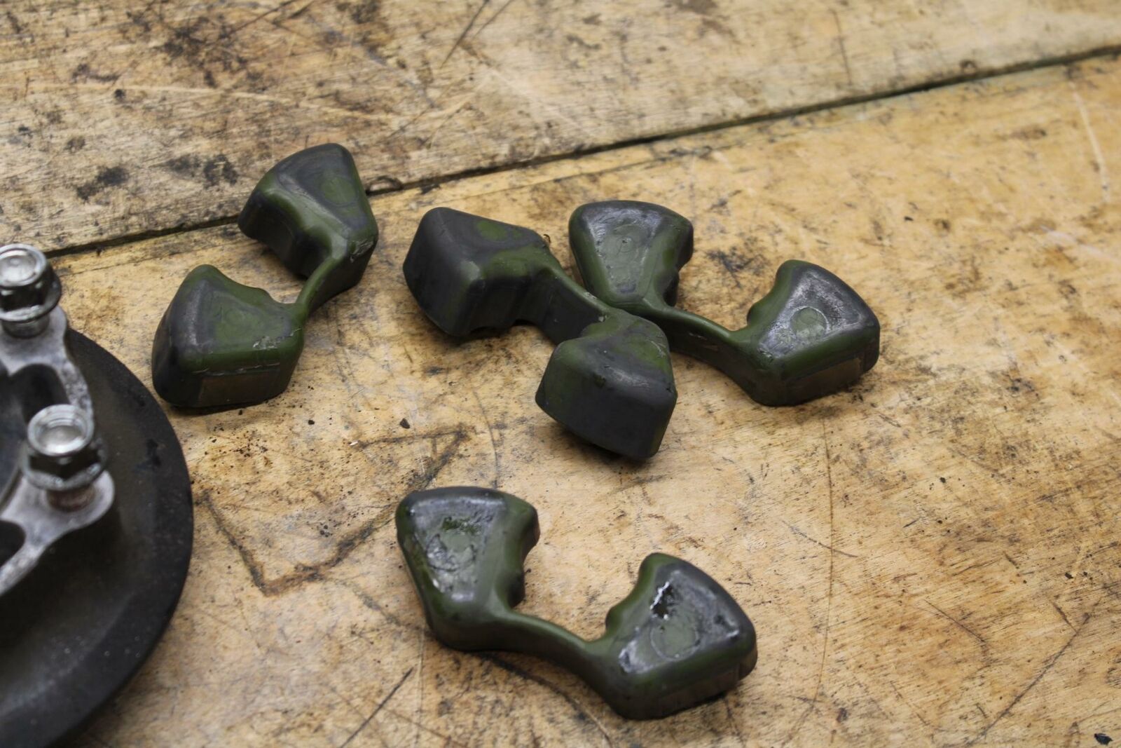 13-18 KAWASAKI NINJA ZX6R REAR HUB SHOCK DAMPERS CUSH ABSORBERS BB349