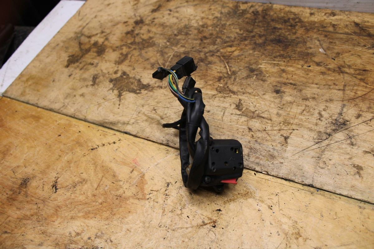 91-93 YAMAHA FZR1000 LEFT CLIP ON HANDLE HORN SIGNALS SWITCH SWITCHES BB339