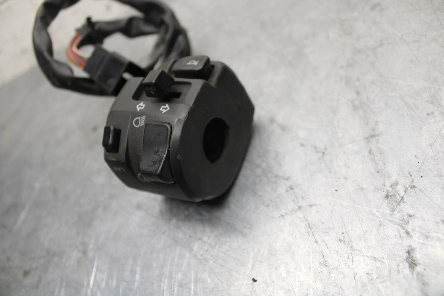 2004 Kawasaki Ninja ZX6RR ZX600M LEFT CLIP ON HANDLE HORN SIGNALS SWITCH BB43