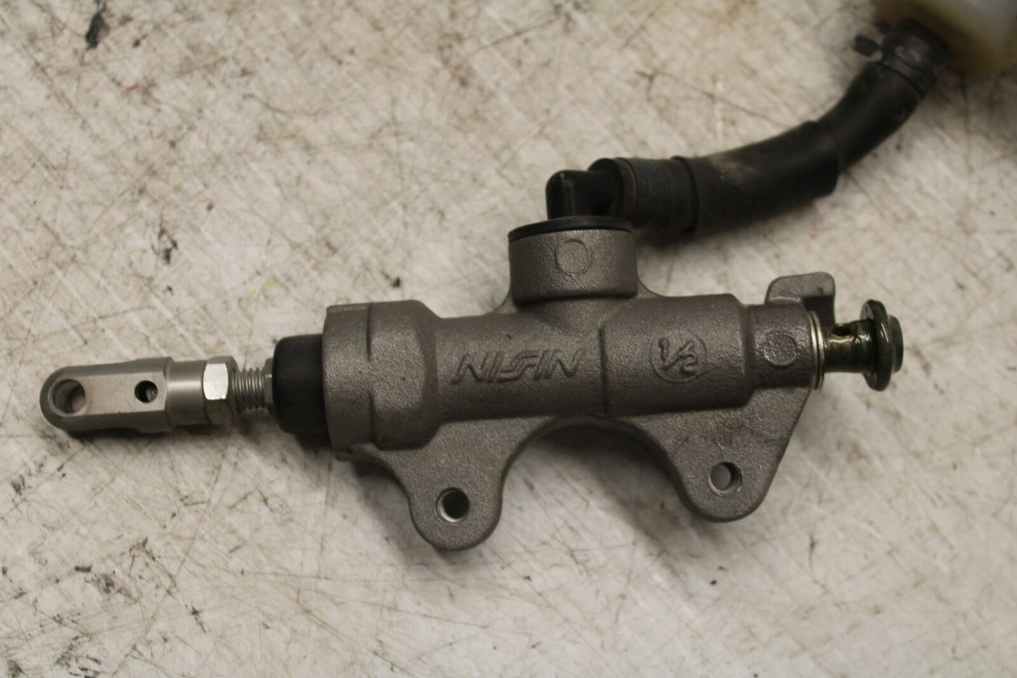 08-16 YAMAHA YZF R6 REAR BACK BRAKE MASTER CYLINDER W RESERVOIR BB365