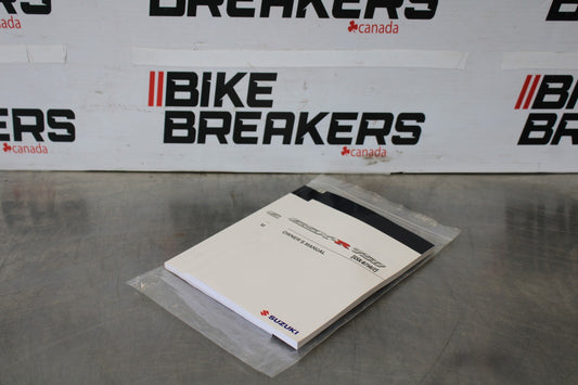 11-26 SUZUKI GSXR750 ORIGINAL OWNERS MANUAL BOOK BB882