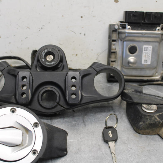 21-23 KTM 890 ADVENTURE LOCKSET IGNITION ECU GAS CAP SEAT LATCH SET BB629