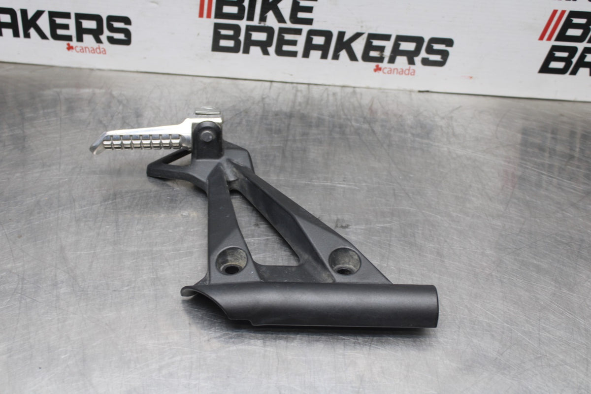 08-12 KAWASAKI NINJA 250R EX250J LEFT REAR BACK PASSENGER PEG BB784