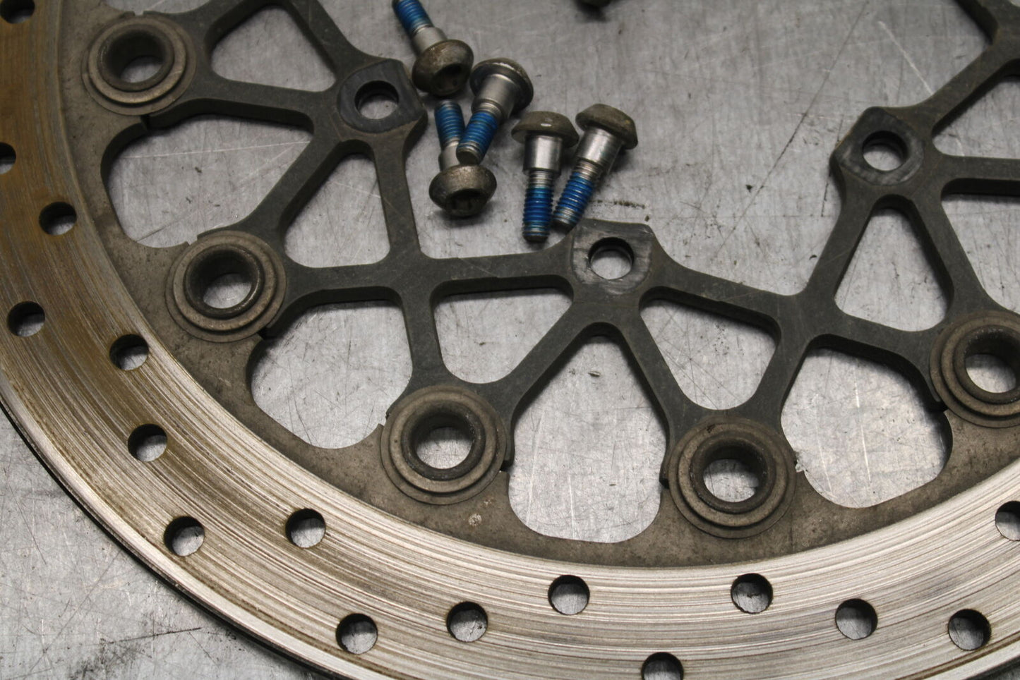 08-09 SUZUKI GSXR600 FRONT LEFT RIGHT BRAKE ROTORS DISCS BB728
